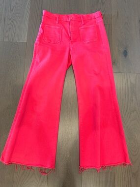 Mother Denim Wide Leg Cropped Jean 29